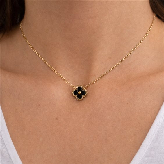 Collana Ultima Edizione Donna in Argento CAO4639-NERO.GIALLO - CAO4639-NERO.GIALLO